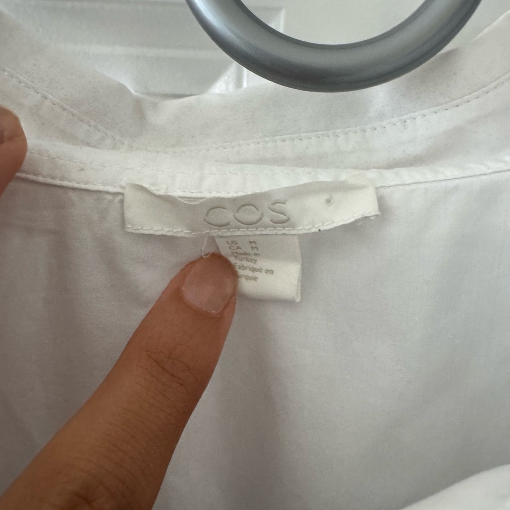 Cos white blouse